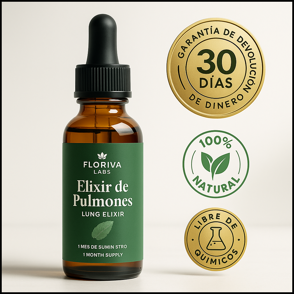 Cuidado Pulmonar 100% Natural | FlorivaLabs